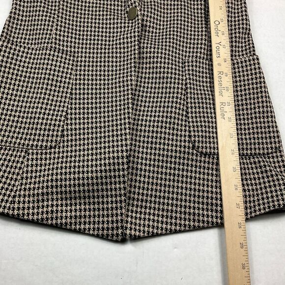 Tommy Hilfiger Womens Knit Blazer Houndstooth Professional Button Jacket Size 4 - Picture 6 of 10